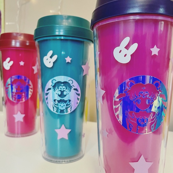 Colour Changing Cup|Sailor Moon Travel Mug, Skinny Tumbler Holographic - Picture 4 of 4